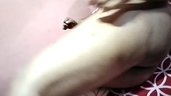 Eat my cum desi aunty eating cum after a hardcore sex