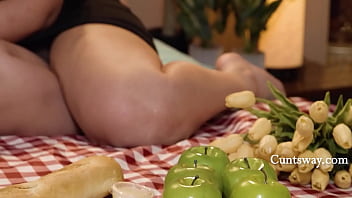 Perks of indoor picnics with lesbian girlfriend