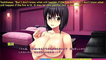 Overweight hentai girl sits on guys face