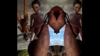 Releasing The Elastic Bands Sustaining My Erection My Semen Slowly Oozes Onto The Nipples Of A Pair Of Sex Dolls thumbnail