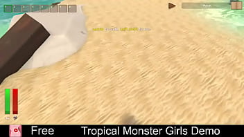 Tropical Monster Girls Free Steam Demo Game Early Access Sexual Content Nudity Mature thumbnail