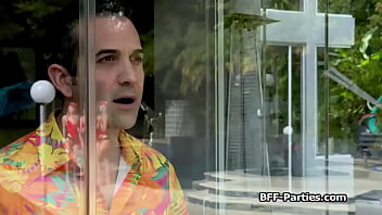 Swimsuit Girlfriends On Cpr Practice Sharing Hard Dick thumbnail