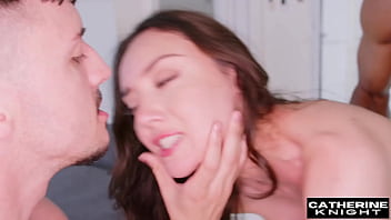 Catherine knight first time with two guys interracial threesome