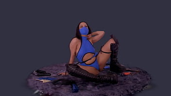 Nina white explores anal while cosplaying as a video game character braindance spatial vr