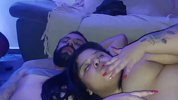 Depois de irmos para o swing transamos a noite toda em casa fodendo o cuzinho da bbw a noite toda