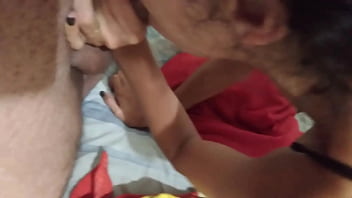 Jade Sucking Her Husband's Friend thumbnail