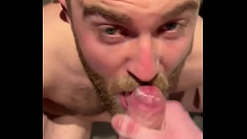Love begging for a guys load then playing with it before i swallow it all down and lick my lips gingerscruff87 #gay