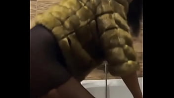 Milfycalla pee play in bathtub while wearing a fur coat and pantyhose 198 and this is a fetish that i like i want to s