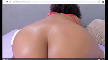 Ebony shows off ass Ebony shows off ass