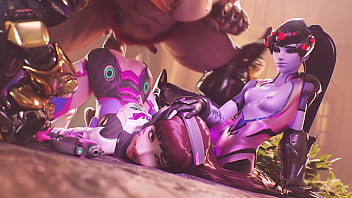 Widow holds down as doomfist dicks her down