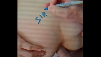 Possession something owned occupied or controlled princessplaytm #princess #bodywriting #anal