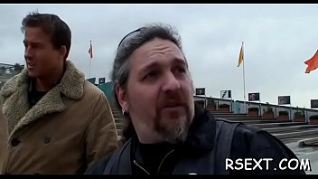 Naughty hottie takes it hard