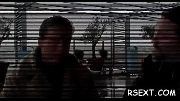 Naughty hottie takes it hard