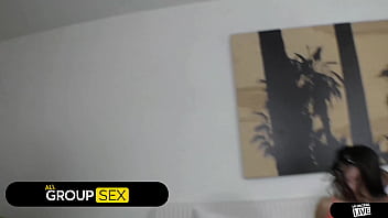 Madison wilde’s tight pussy slammed in hardcore threesome fuck