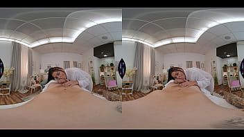 Hot milf masseuse massages client in hotel room 360 vr porn blowjob riding cock pierced pussy