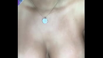 Latina comes out of the shower very horny and masturbates with a dildo