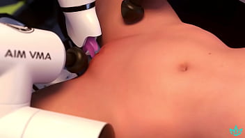 Mercy cums at aimee's hands