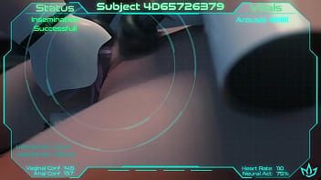 Mercy cums at aimee's hands