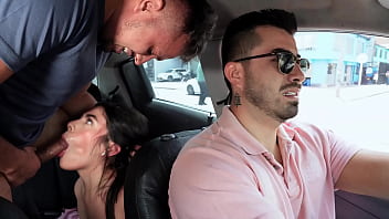 My lover and i couldn't resist the urge and we fucked in the uber tommy miller