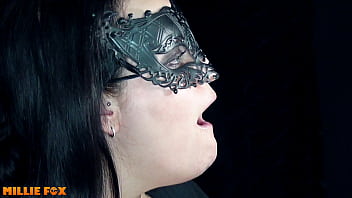 Hot milf swallows a huge thick white load of cum millie fox