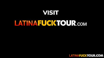 Tiny colombian student fucked hard in pov by hung white tourist