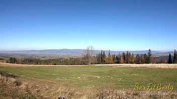 Remote control that sexy pussy in the mountains