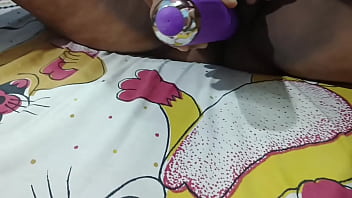 Desi wife satisfy herself by vibrator
