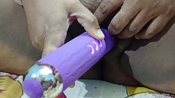 Desi wife satisfy herself by vibrator