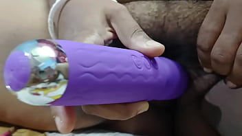 Desi wife satisfy herself by vibrator