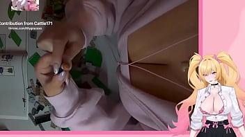 Found a tiny little simp ron in my handcam stream and he immediately got yummfffed up by my cash cleavage~he ended u