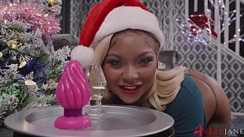 Christmas butt plug fun