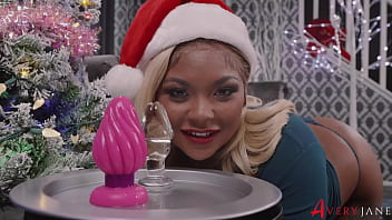 Christmas butt plug fun