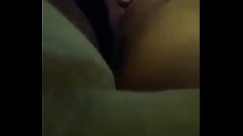 Orgasm in bed with fingers