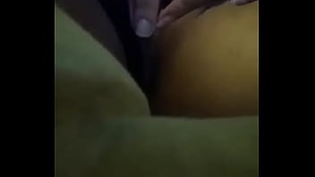 Orgasm in bed with fingers