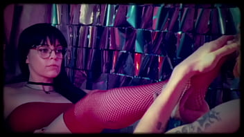 Shoeplay foot slave training & orgasm