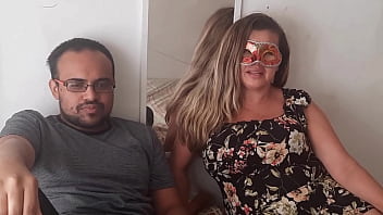 Coroa bbw encara dotado em uma dp