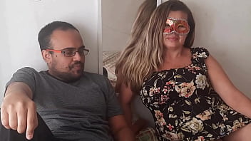 Coroa bbw encara dotado em uma dp