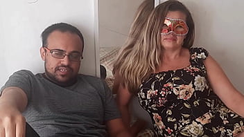 Coroa bbw encara dotado em uma dp