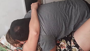 Coroa bbw encara dotado em uma dp