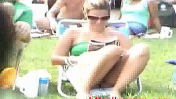 Upskirt Outdoor Shot Of University Girl thumbnail