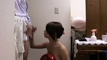 Blowjob in front door