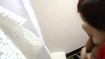 Blowjob in front door