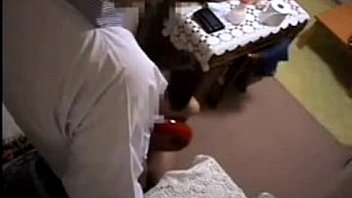 Blowjob in front door