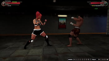 Polly vs giulius nf3d mixed mma battle femdom