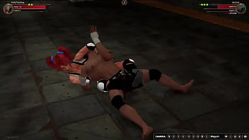 Polly vs giulius nf3d mixed mma battle femdom