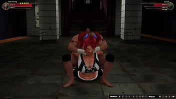Polly vs giulius nf3d mixed mma battle femdom
