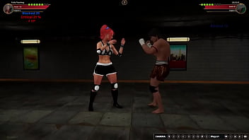 Polly vs giulius nf3d mixed mma battle femdom