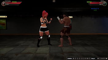 Polly vs giulius nf3d mixed mma battle femdom
