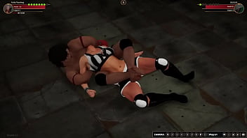 Polly vs giulius nf3d mixed mma battle femdom