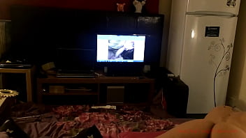 Vaginal penetration and a mouth full of cock